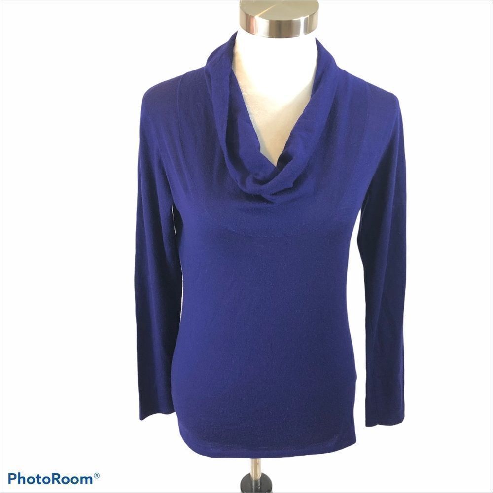 Eileen Fisher Purple Merino Wool Sweater Size XS‎